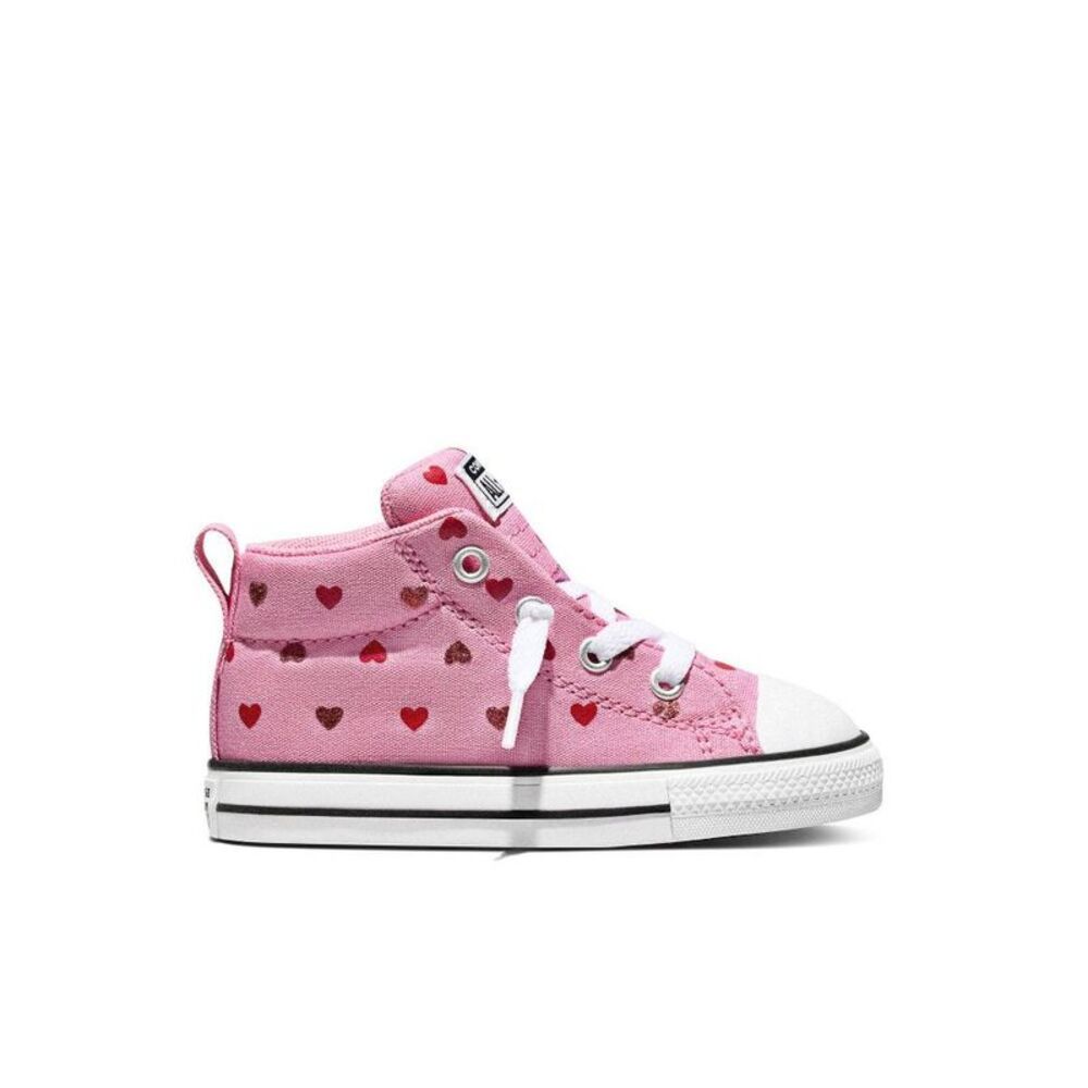 Converse -  Toddler Street Mid Top Sneakers - Dark Pi Dark Pink